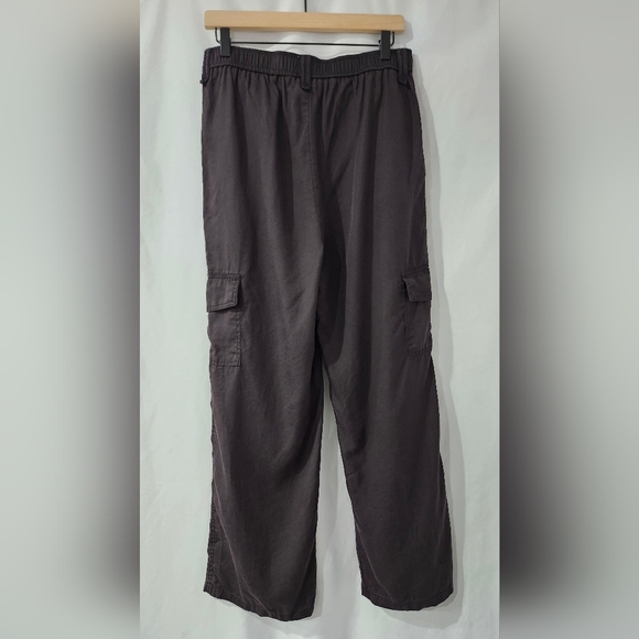 Hunter & Brown Women's Cargo Pant Size Large Dark Brown Straight Leg Gorpcore - Picture 7 of 7